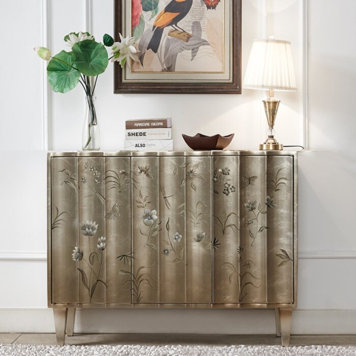 Tủ kệ trang trí sang trọng độc đáo bằng gỗ JYJ8006 | Flexdecor VN | 2