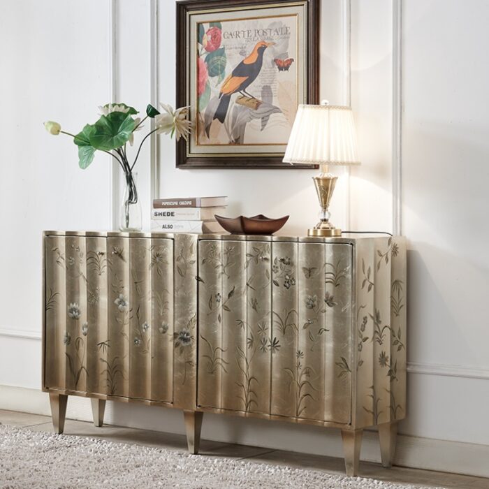 Tủ kệ trang trí sang trọng độc đáo bằng gỗ JYJ8006 | Flexdecor VN | 3