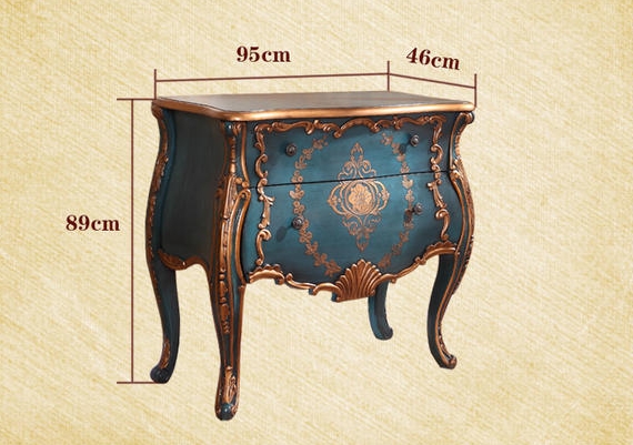 Tủ trang trí gỗ sang trọng phong cách Trung Cổ JYJ801 | Flexdecor VN | 22