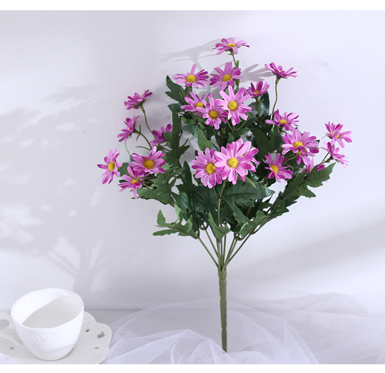 Hoa cúc họa mi lụa quà tặng sinh nhật HNT1456 | Flexdecor VN | 25