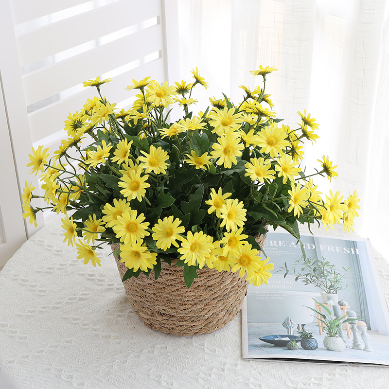 Hoa cúc họa mi lụa quà tặng sinh nhật HNT1456 | Flexdecor VN | 15
