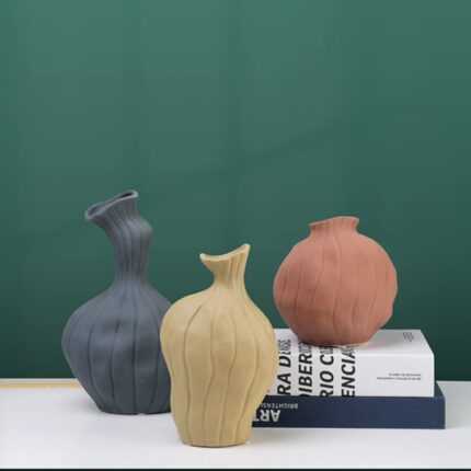 Bình gốm decor Morandi độc đáo sáng tạo PY5496