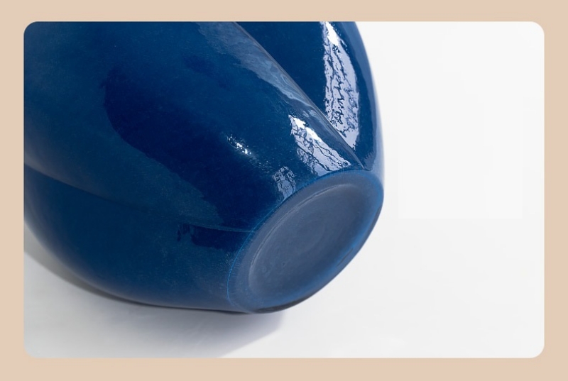 Bình hoa thuỷ tinh decor dạng xoắn màu xanh SHY342 | Flexdecor VN | 11