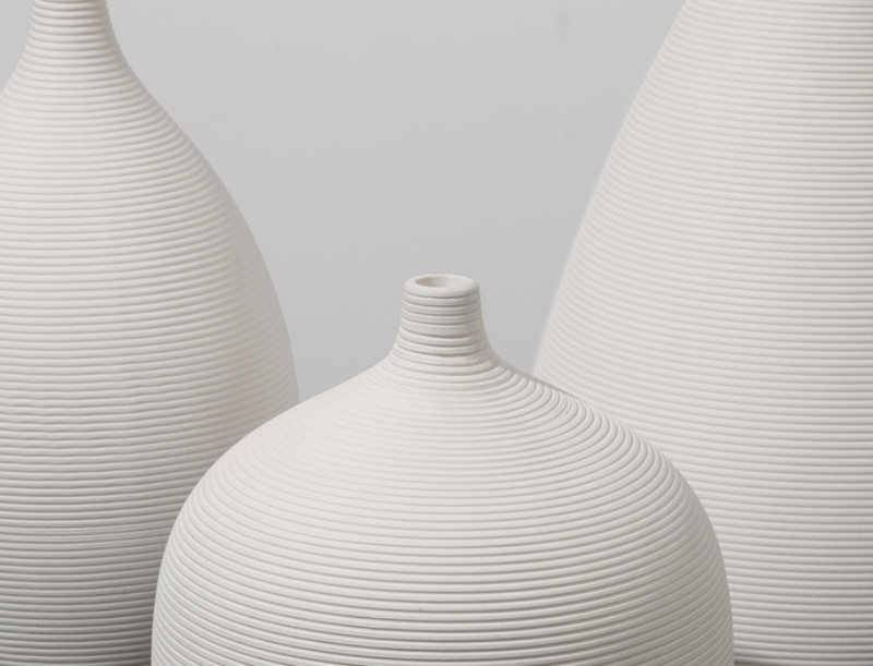 Bình hoa gốm decor màu trắng tối giản hiện đại PA9352 | Flexdecor VN | 13