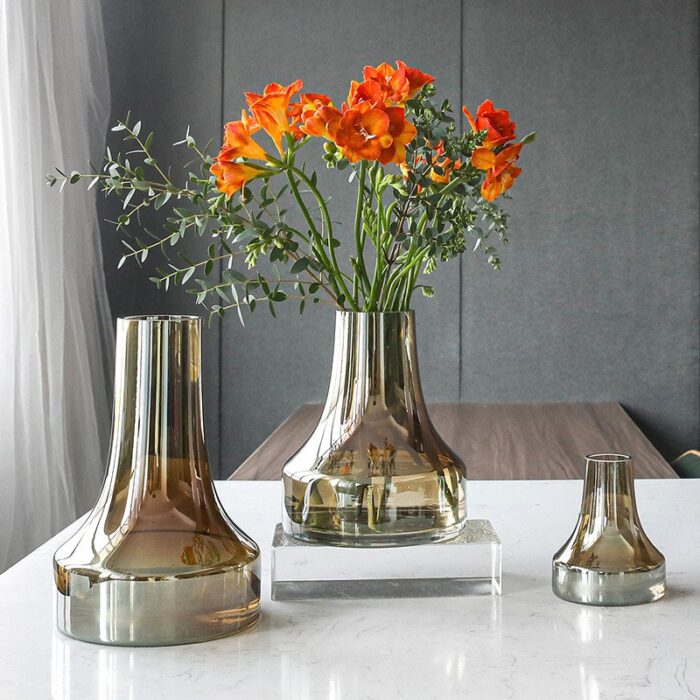Bình thuỷ tinh hình tháp tối giản hiện đại SHY011 | Flexdecor VN | 1