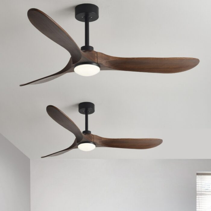 Quạt trần đèn cánh gỗ decor cao cấp ZH9856 | Flexdecor VN | 2