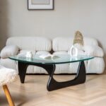 Bàn cà phê bằng kính cường lực sáng tạo CJ1339