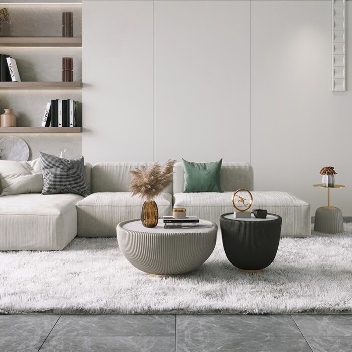 Bàn trà phòng khách độc đáo hiện đại Q107 | Flexdecor VN | 1
