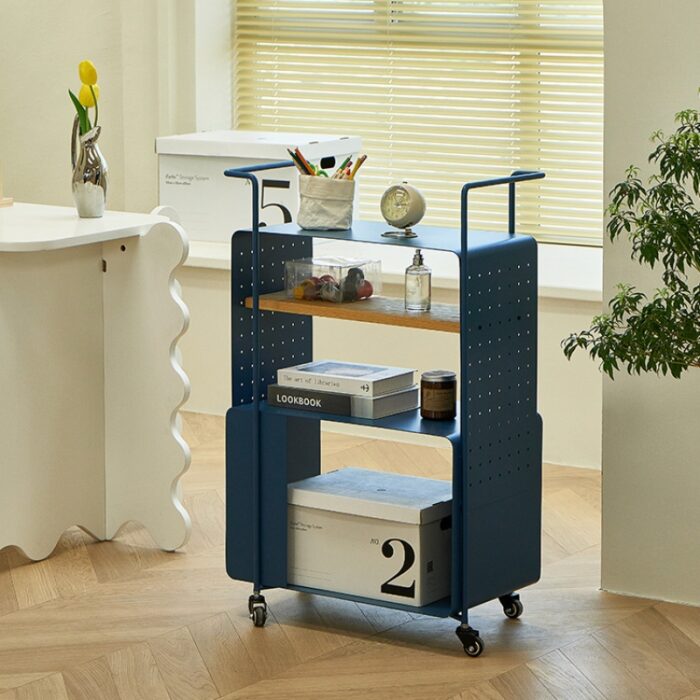 Kệ decor phòng khách bằng thép không gỉ RD034