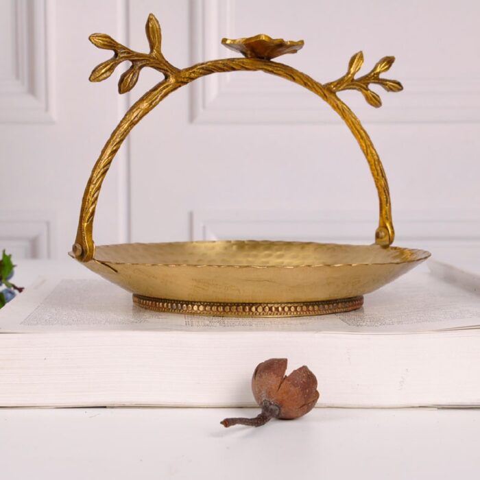 Khay decor bằng đồng hoa mận sang trọng SZD6820 | Flexdecor VN | 1