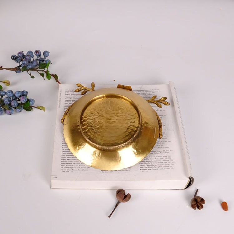 Khay decor bằng đồng hoa mận sang trọng SZD6820 | Flexdecor VN | 9