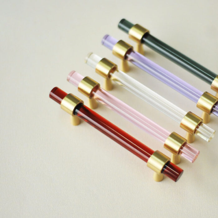 Tay nắm cửa tủ pha lê trong suốt cao cấp DD003 | Flexdecor VN | 3