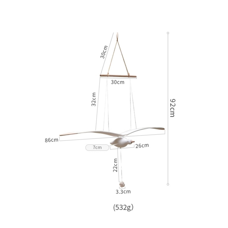 Chim mòng biển treo trang trí sáng tạo WJ8023 | Flexdecor VN | 19