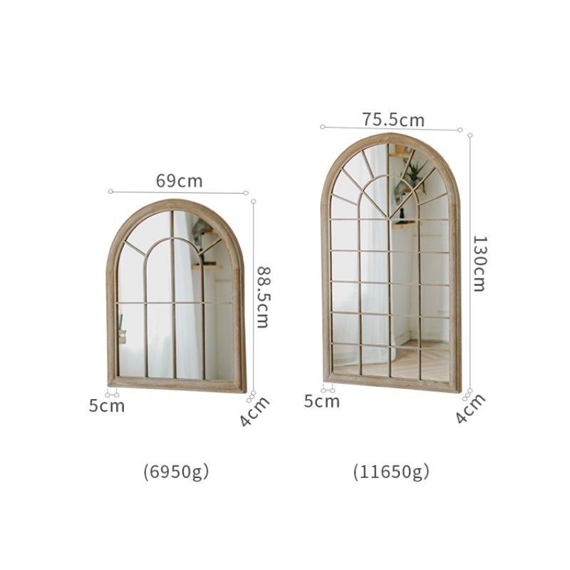 Gương trang trí mô phỏng cửa sổ vòm TY6975 | Flexdecor VN | 15