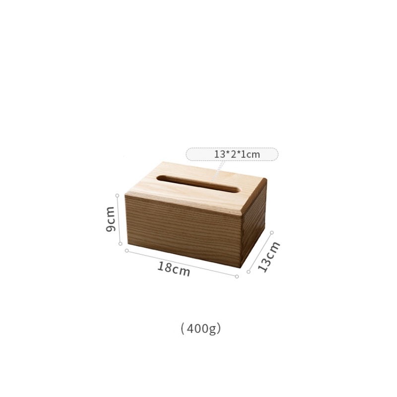Hộp đựng khăn giấy decor bàn ăn bằng gỗ JH8073 | Flexdecor VN | 21