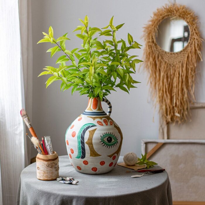 Bình gốm trang trí vẽ nghệ thuật TC6403 | Flexdecor VN | 1