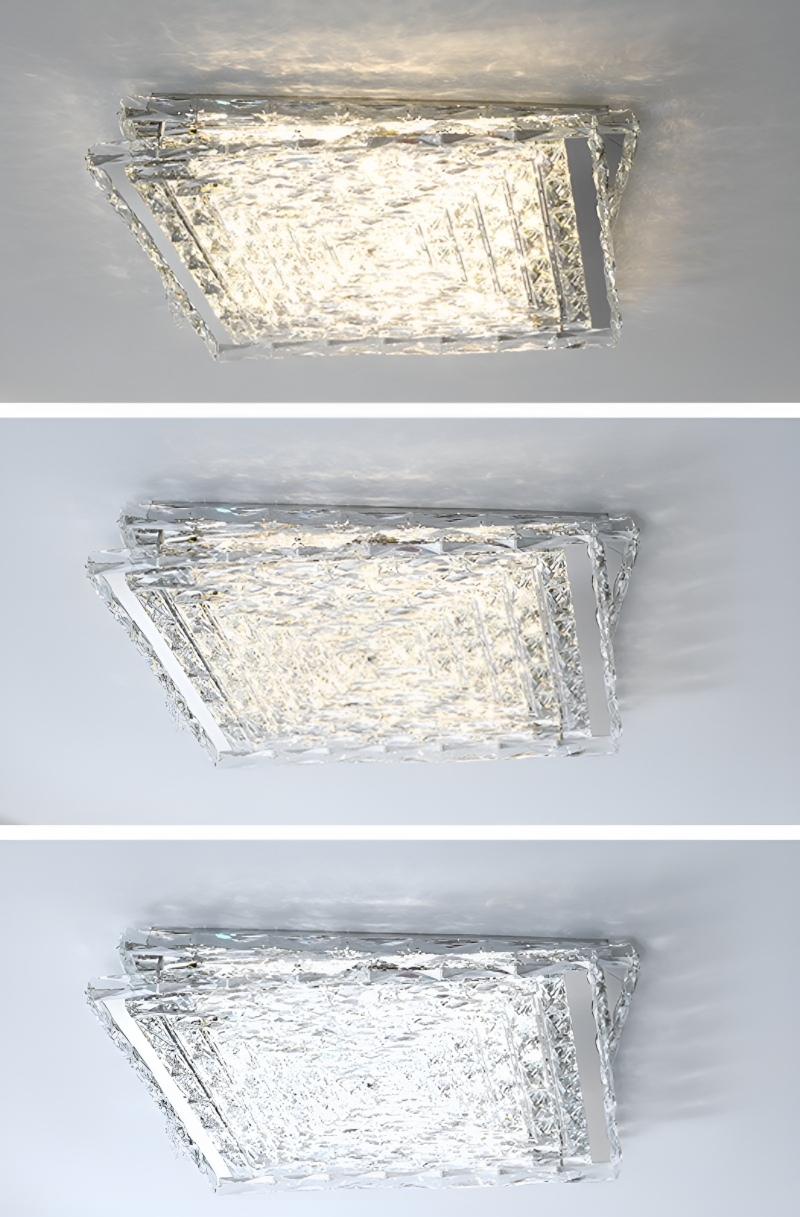 Đèn ốp trần vuông pha lê hiện đại ZH1508 | Flexdecor VN | 11