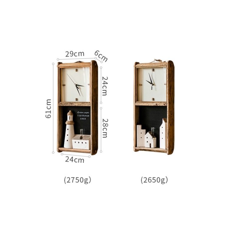 Đồng hồ treo tường decor bằng gỗ WJ8015 | Flexdecor VN | 13