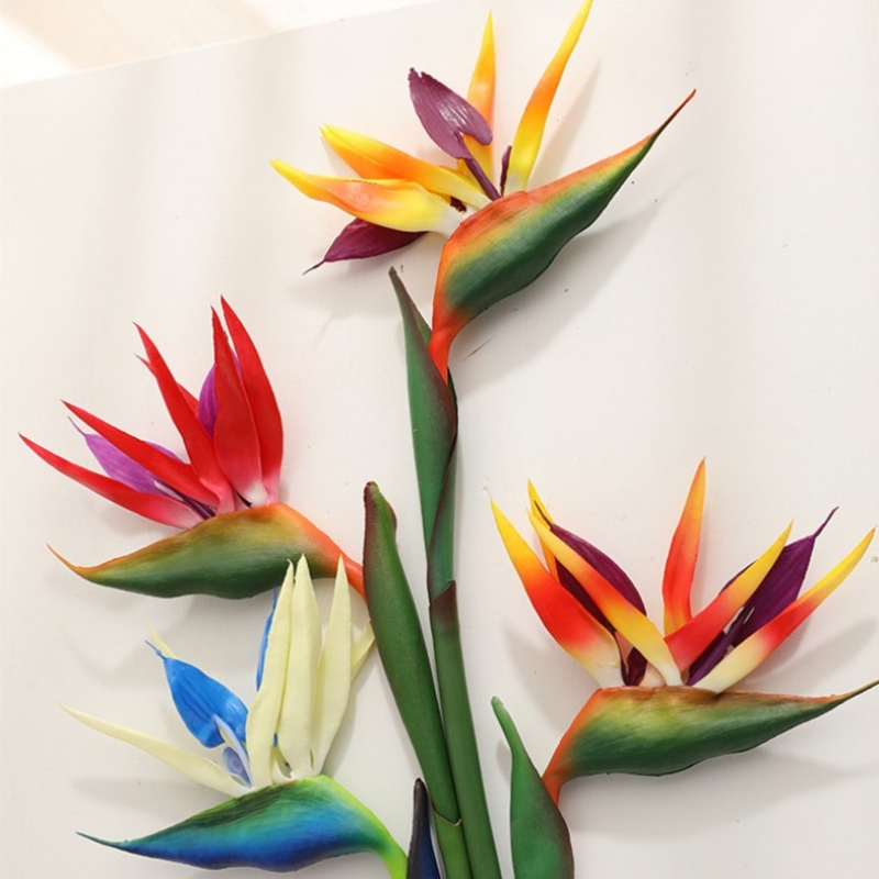Hoa thiên điểu lụa trang trí phòng khách HA7679 | Flexdecor VN | 5