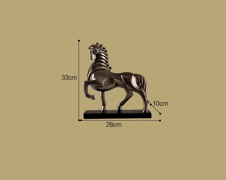 Tượng ngựa trang trí để bàn sáng tạo TKD727 | Flexdecor VN | 15