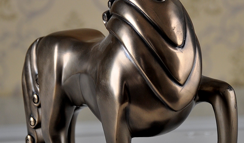 Tượng ngựa trang trí để bàn sáng tạo TKD727 | Flexdecor VN | 9