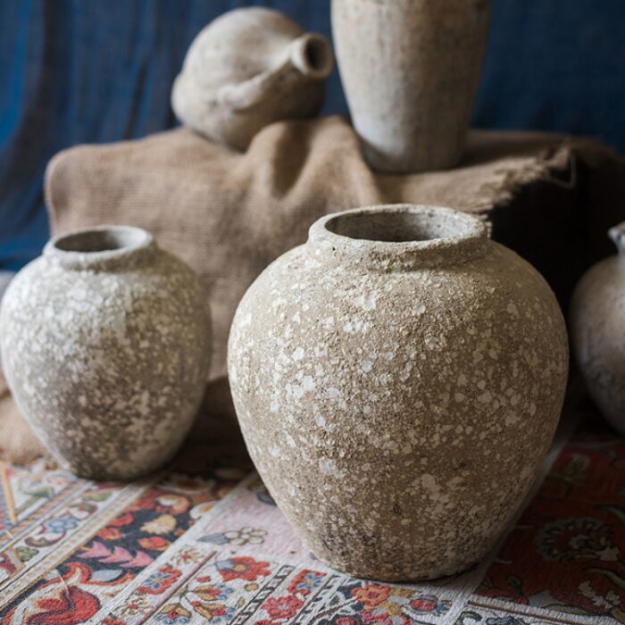 Bình hoa gốm Atlantis decor phòng khách TC5948