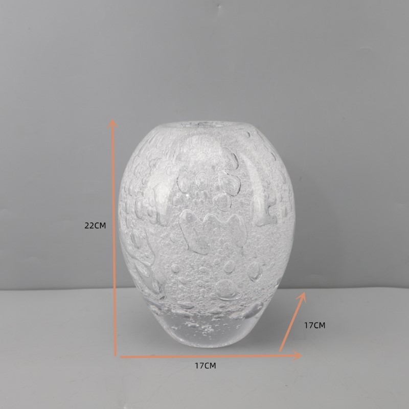 Bình hoa thủy tinh bong bóng sang trọng C6612 | Flexdecor VN | 15