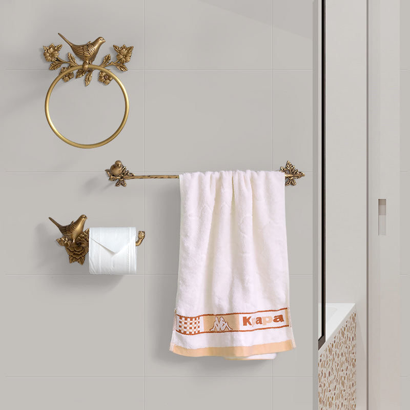 Giá treo khăn bằng đồng decor phòng tắm QG036 | Flexdecor VN | 1