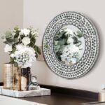 Gương treo tường khảm trai decor phòng ngủ JG9740