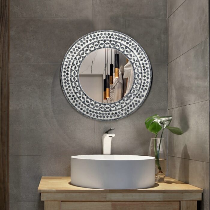 Gương treo tường khảm trai decor phòng ngủ JG9740 | Flexdecor VN | 1