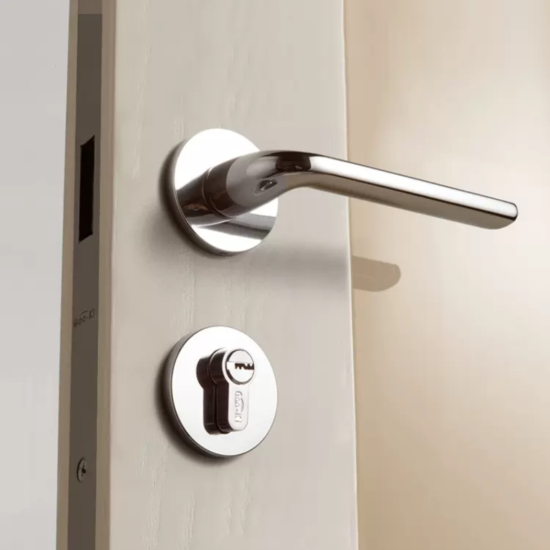 Khóa cửa tay gạt hợp kim kẽm cho phòng ngủ G455 | Flexdecor VN | 15