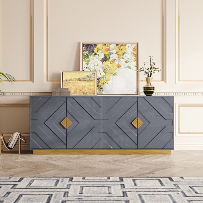 Tủ trang trí phòng khách nhiều màu hiện đại M6827 | Flexdecor VN | 1