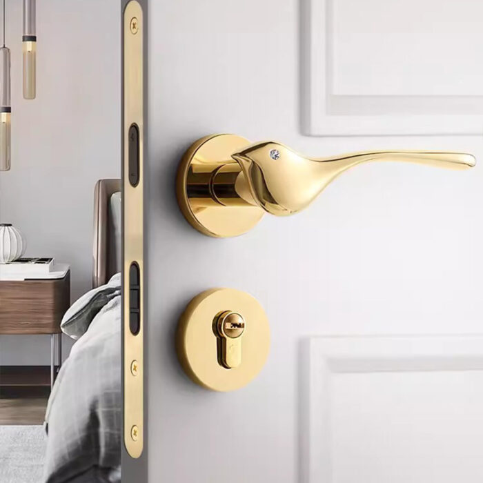 Khóa cửa tay gạt hợp kim hình chú chim nhỏ SD5815 | Flexdecor VN | 1