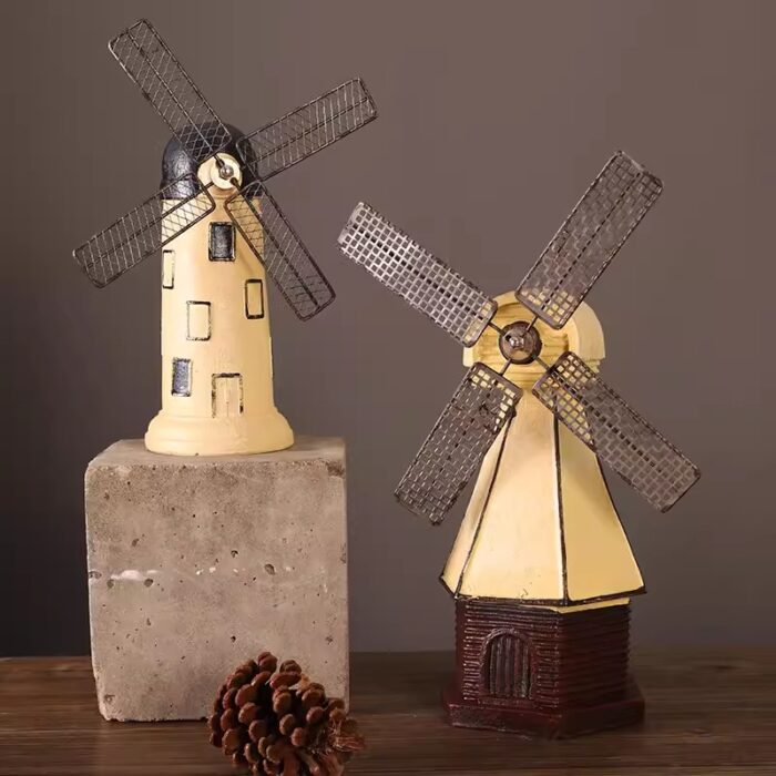 Mô hình cối xay gió Hà Lan phong cách Retro BH6285 | Flexdecor VN | 3