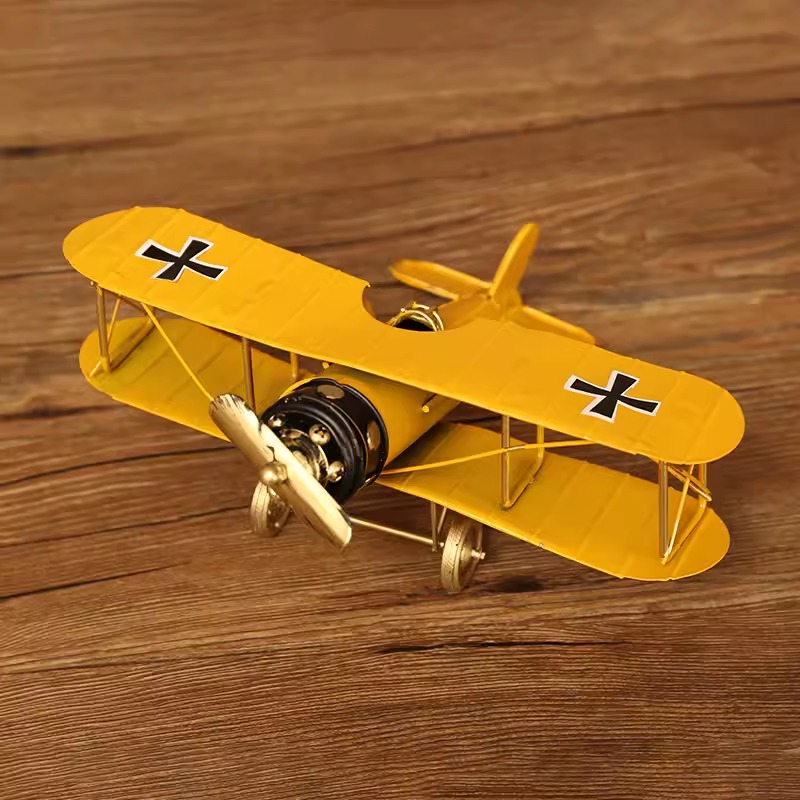 Mô hình decor máy bay cổ bằng sắt nghệ thuật BH7111 | Flexdecor VN | 9