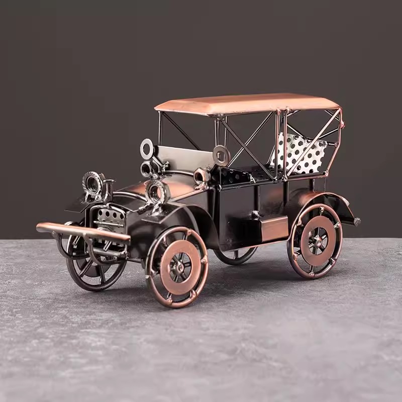 Mô hình xe cổ điển trang trí phòng khách BH2046 | Flexdecor VN | 7