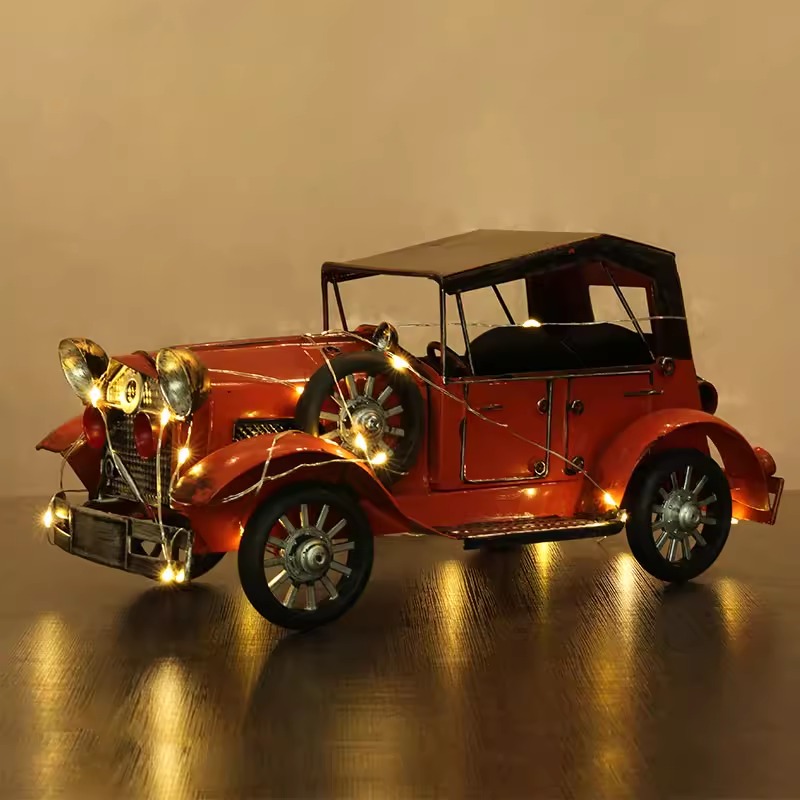Mô hình xe hơi cổ điển decor phong cách Retro BH7123 | Flexdecor VN | 7
