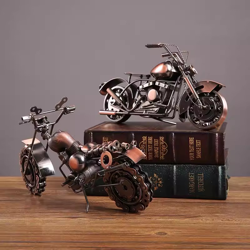 Mô hình xe moto Harley Davidson phong cách Retro BH4993 | Flexdecor VN | 5