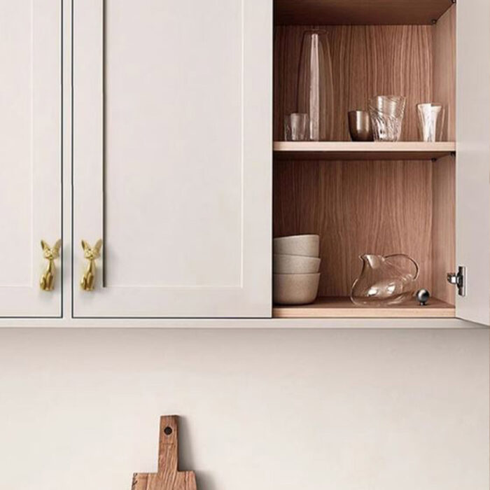 Núm tay nắm tủ đồng hình chú mèo đáng yêu XE6844 | Flexdecor VN | 4