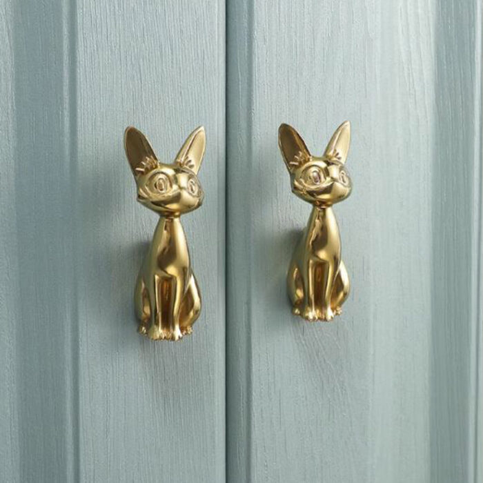Núm tay nắm tủ đồng hình chú mèo đáng yêu XE6844 | Flexdecor VN | 5
