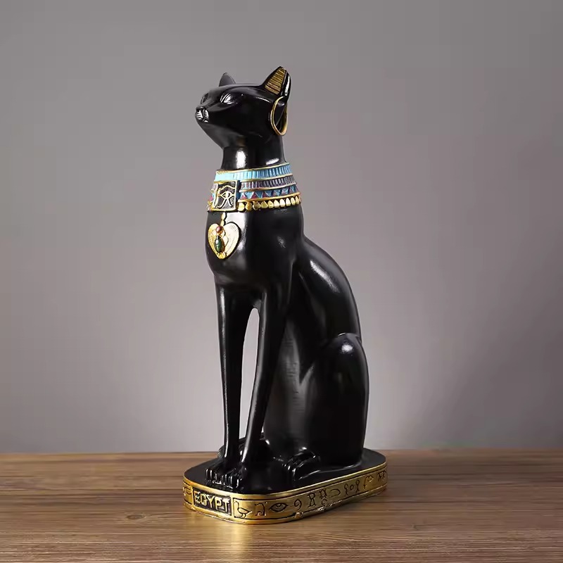 Tượng nhựa điêu khắc thần mèo Ai Cập BT7116 | Flexdecor VN | 7