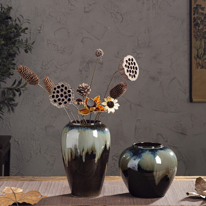Bình hoa gốm sứ phong cách Gradient Retro XY6274 | Flexdecor VN | 1