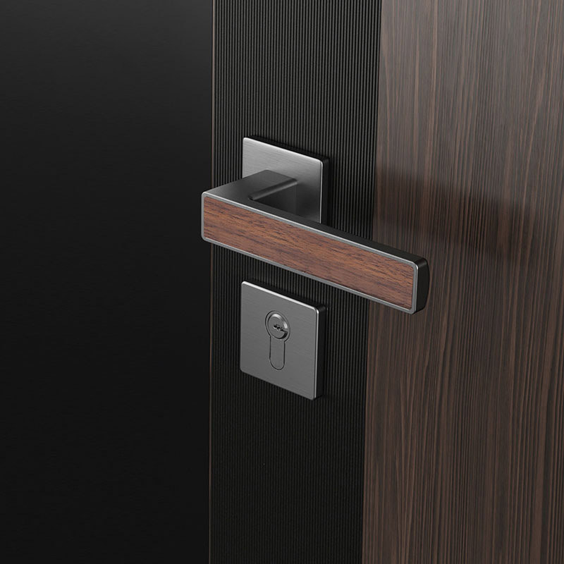 Khóa cửa tay gạt hợp kim kẽm trang trí cửa gỗ RF7054 | Flexdecor VN | 9