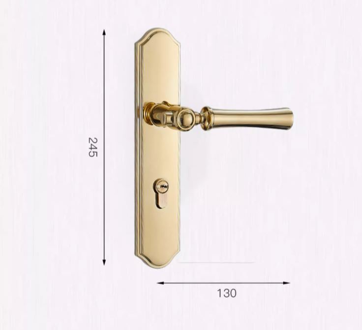 Khóa cửa tay gạt hợp kim phong cách tối giản LX6685 | Flexdecor VN | 13