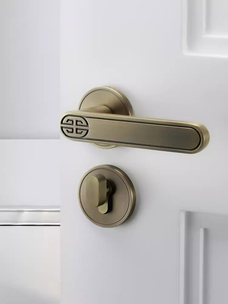 Khóa cửa tay gạt hợp kim tối giản decor cửa gỗ BJ7285 | Flexdecor VN | 17