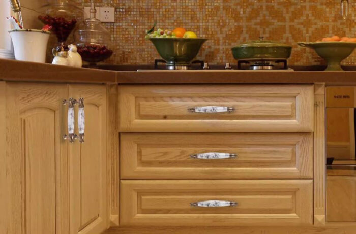 Tay nắm hợp kim kết hợp gốm sứ sang trọng MDB5707 | Flexdecor VN | 4