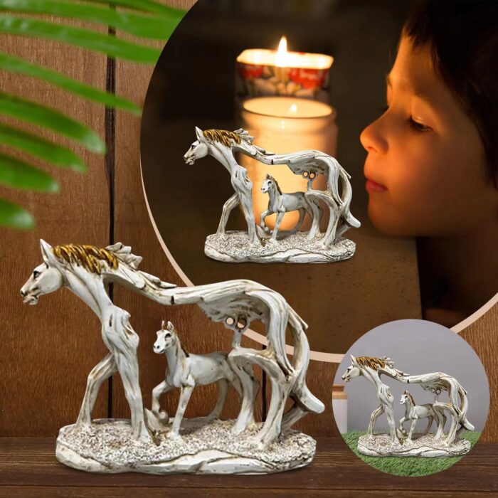 Tượng decor phong thủy ngựa phi nước đại DY6912 | Flexdecor VN | 3