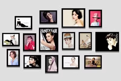 Bộ tranh trang trí phòng khách Audrey Hepburn / Marilyn Monroe QY5630 | Flexdecor VN | 3