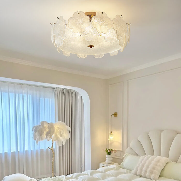 Đèn trần cỏ bốn lá lãng mạn kiểu Pháp DT7523 | Flexdecor VN | 3