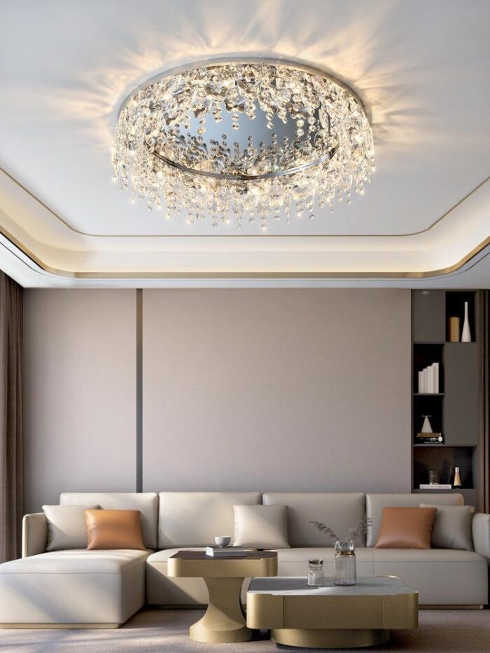 Đèn trần pha lê hình cánh bướm và hạt mưa DT5332 | Flexdecor VN | 4